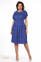 Платье 2448/синии  Леди стиль классик