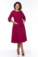 Платье 1270/бордо Леди стиль классик