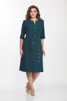 Платье 2119/зеленое Леди стиль классик