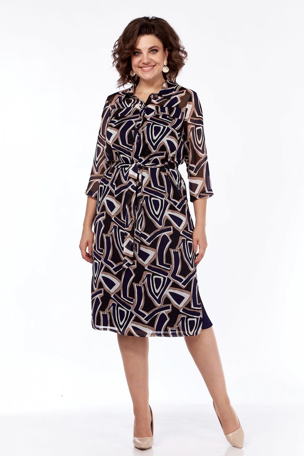 Платье 1861/ромб Леди стиль классик