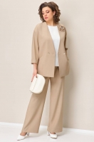 Костюм 1384/беж Волна