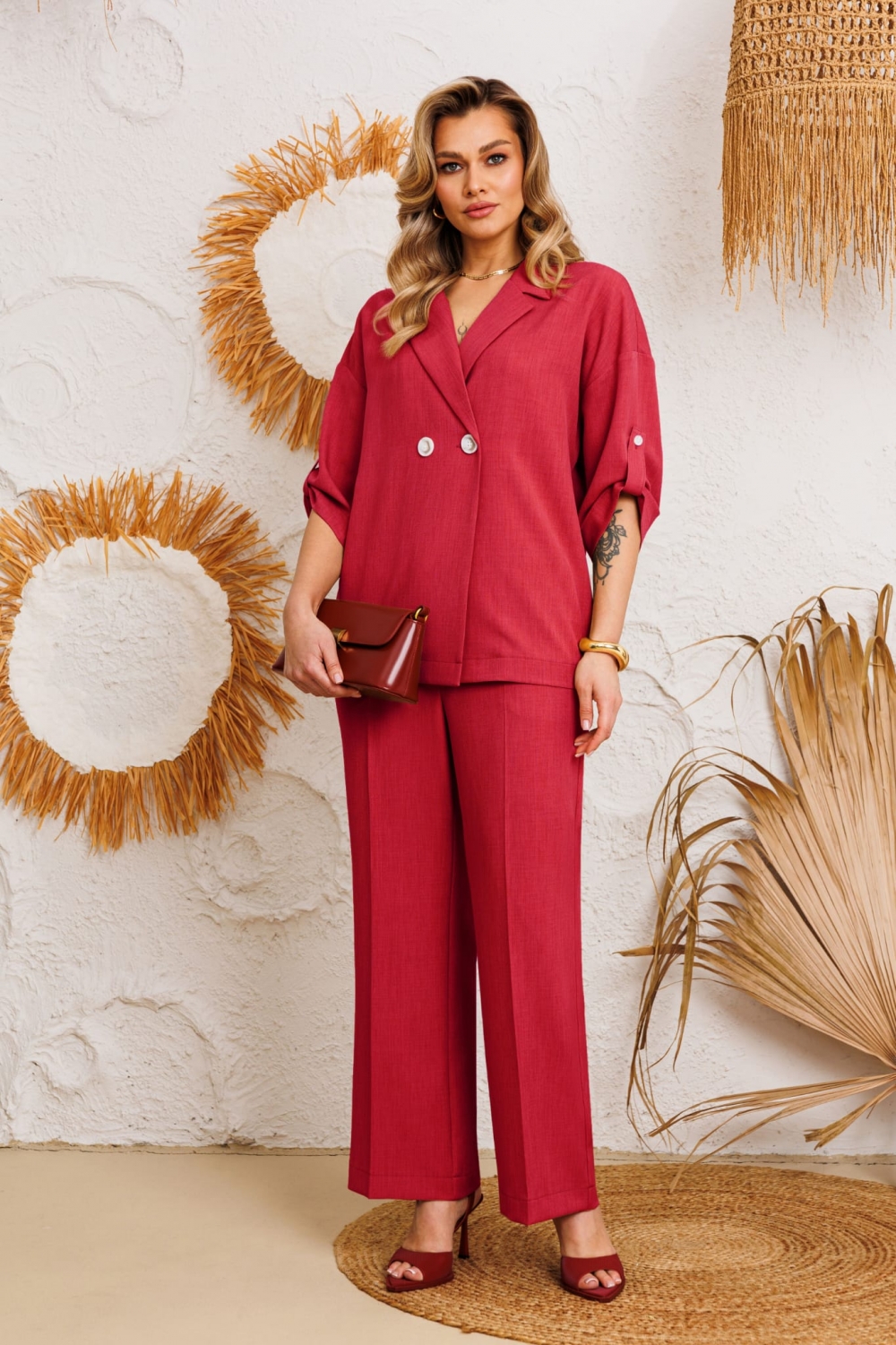 Костюм 5288/красный Агати