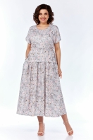 Платье 1976/цветы Леди стиль классик