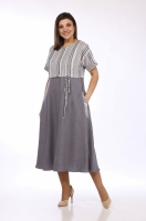 Платье 2061/лен Леди стиль классик