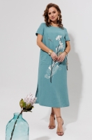 Платье 963/голубой Галеан стиль