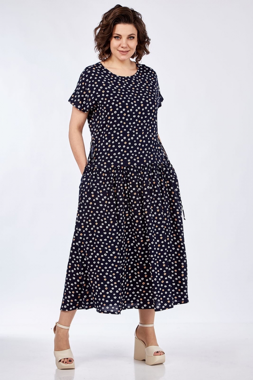 Платье 1976/черный Леди стиль классик