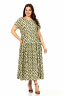 Платье 1976зеленый Леди стиль классик