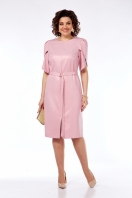 Платье 2945 розовый Леди стиль классик