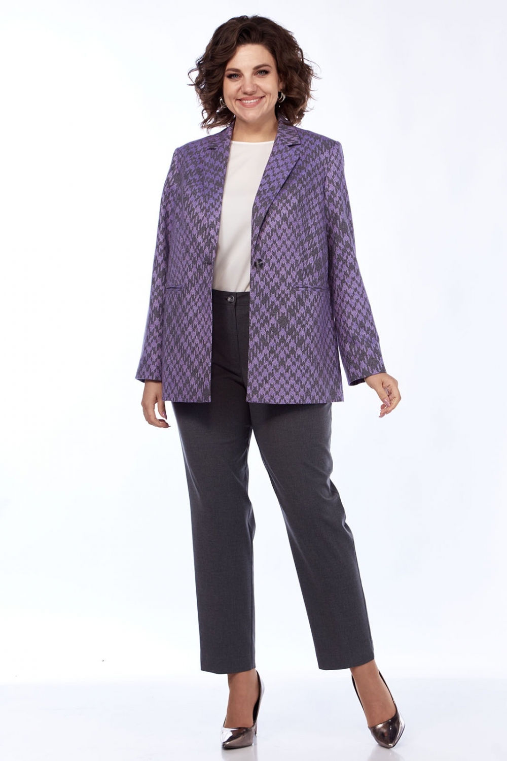 Костюм 2961/сирень Леди стиль классик