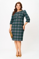 Платье 432/зеленый Леди стиль классик