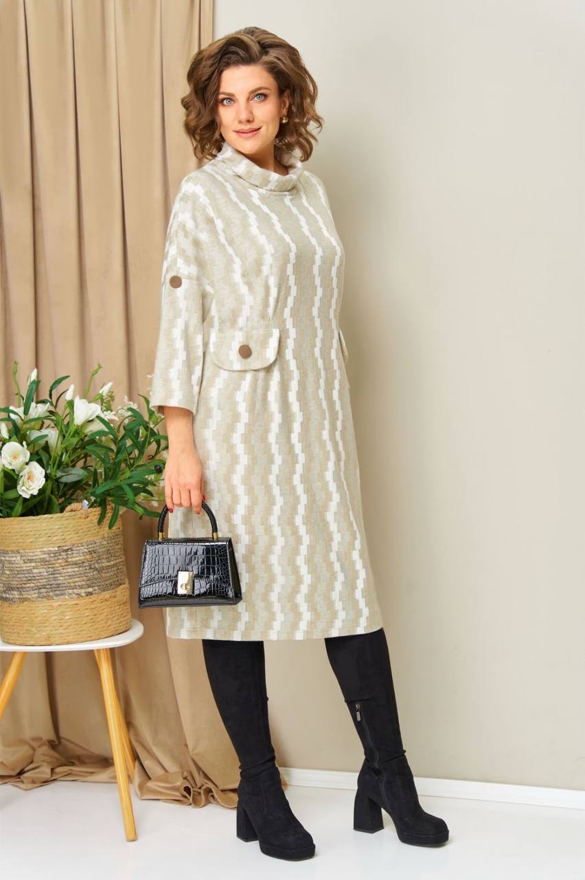 Платье 1448 Волна